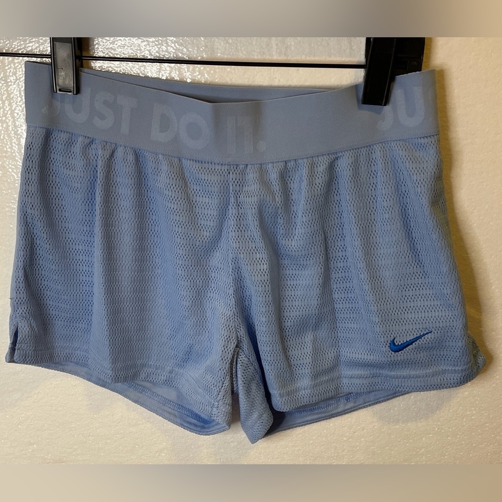 Nike Women's Sky Blue Dri-Fit Athletic Shorts Size XS